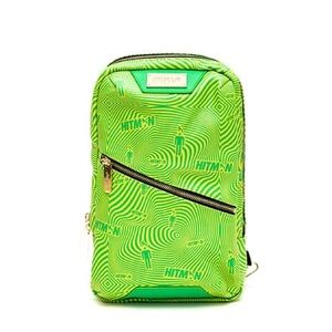 Sprayground Neon Green Belt Bag